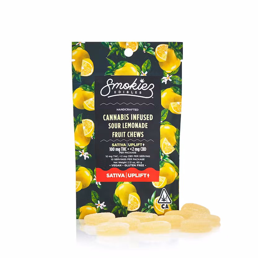 SOUR LEMONADE-Cannabis Infused Fruit Chews-SMOKIEZ